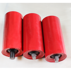 Slotted mining stainless steel rollers High-molecular wear-resistant rollers