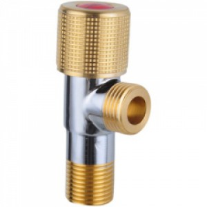 All copper triangle valve cold and hot water thickening valve switch