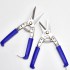 Aviation Tin Snips 8 Inch Heavy Duty Metal Cutter, Straight Shears with Stainless Steel Blade & Comfort Grips, Multifunction Cutting of Branches, Cable Wires, Thin Iron, Cardboard