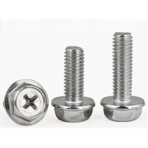 Zinc-plated hexagon bolts Flange screws Belt pads （stainless steel）